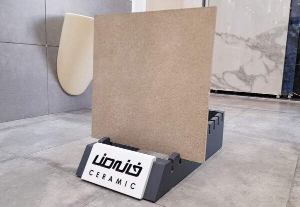 سرامیک حیاط کاشی زهره مدل ریولت پرسلان 60 در 60 مات