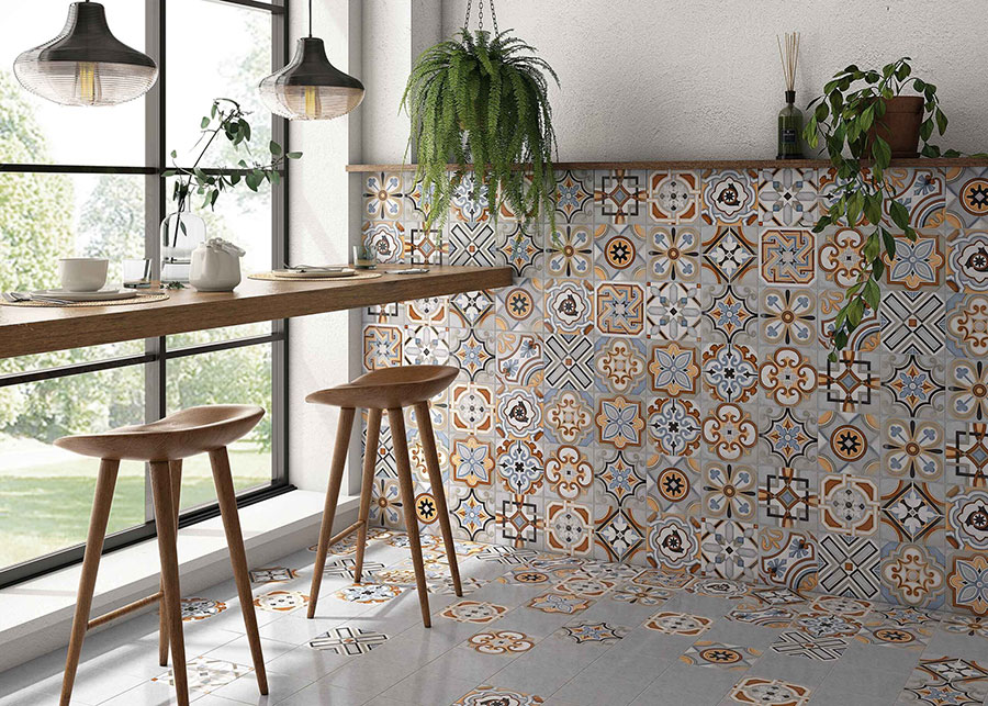 کاشی سنتی رستوران سایز 20 در 20 ساویو البرز