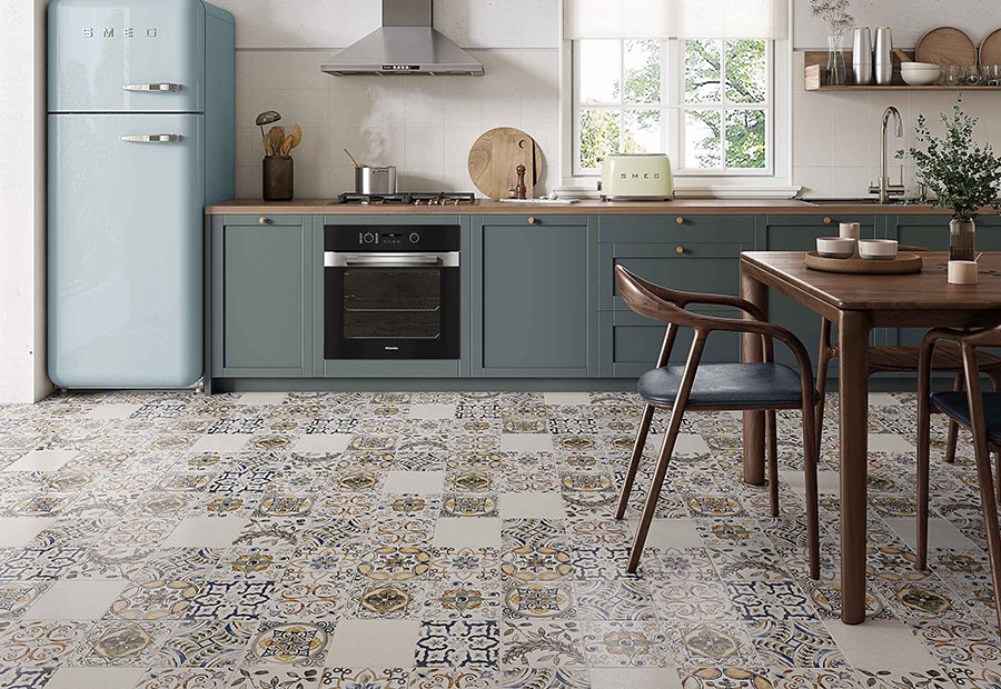 سرامیک کف آشپزخانه 20 در 20 البرز مدل لیوسا